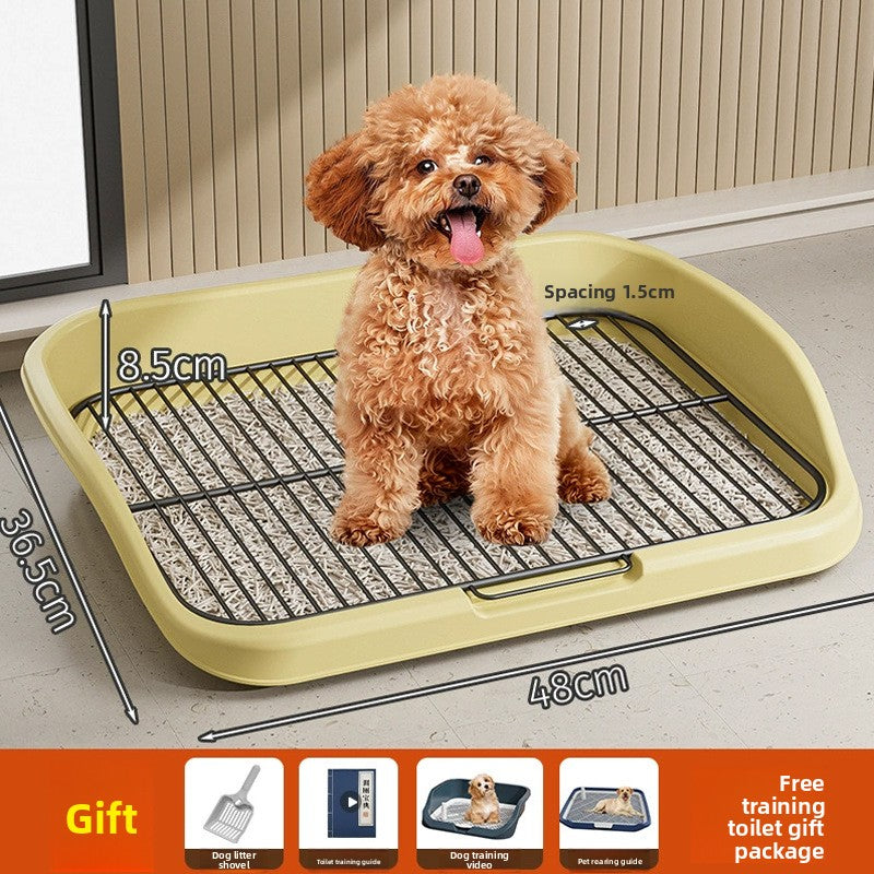 Iron Mesh Dog Toilet with High Fence for Small Medium Dogs, Heavy Duty Dog Crate, Wire Dog Crate, Metal Kennel for Dogs, Large Metal Dog Cage, Wrought Iron Dog Cage, All Metal Dog Crate