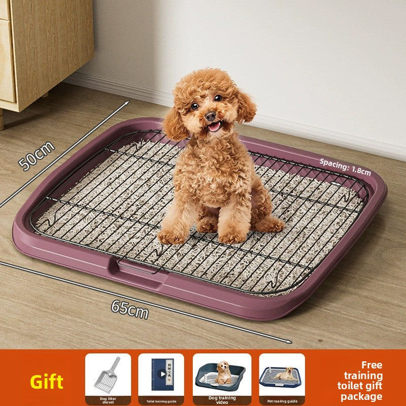 Iron Mesh Dog Toilet with High Fence for Small Medium Dogs, Heavy Duty Dog Crate, Wire Dog Crate, Metal Kennel for Dogs, Large Metal Dog Cage, Wrought Iron Dog Cage, All Metal Dog Crate