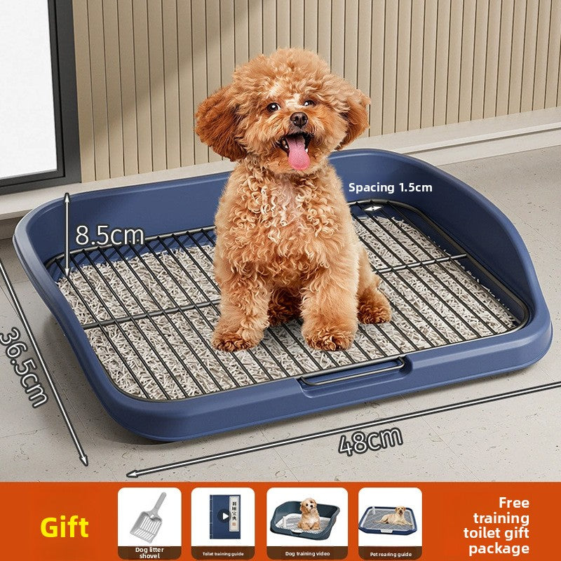 Iron Mesh Dog Toilet with High Fence for Small Medium Dogs, Heavy Duty Dog Crate, Wire Dog Crate, Metal Kennel for Dogs, Large Metal Dog Cage, Wrought Iron Dog Cage, All Metal Dog Crate