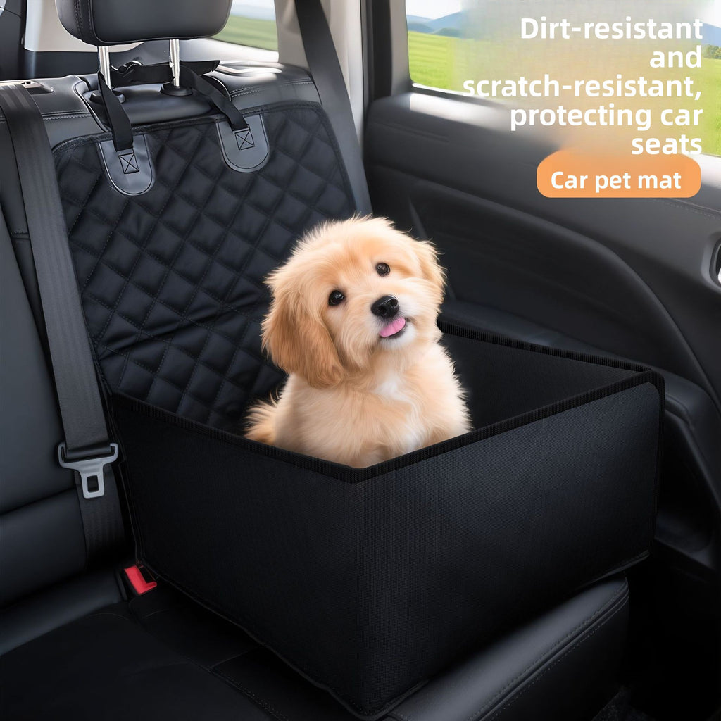 Waterproof Pet Car Seat Cushion for Dogs and Cats – Dog Car Seat, Small Dog Car Seat & Large Dog Car Seat Booster