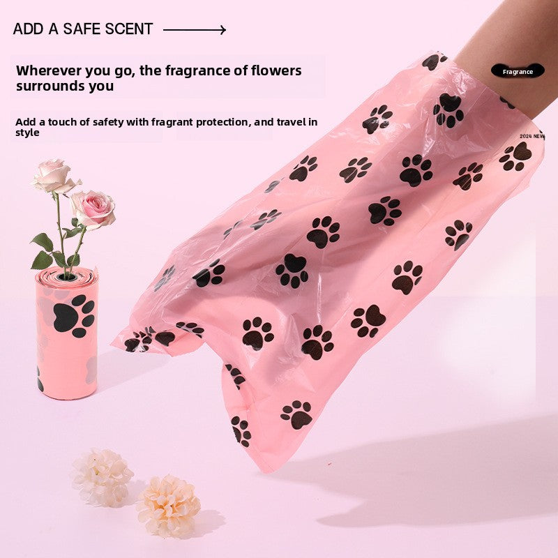 Biodegradable Dog Poop Bags – Dog Poop Bags Holder, Dog Poop Bag Holder, Pet Poop Bags for Easy Waste Pickup, Compostable-Style Waste Cleanup Bags