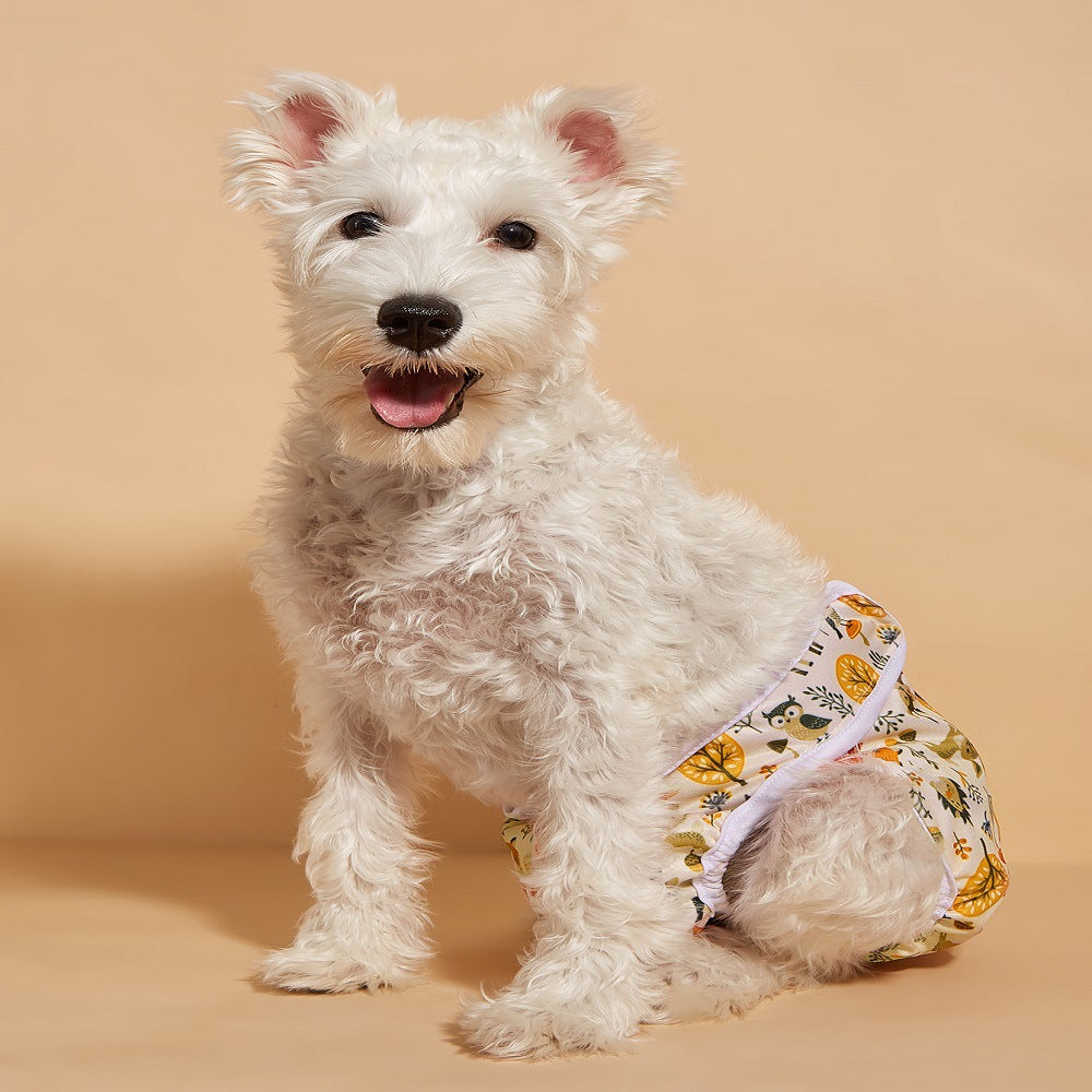 Cartoon Print Dog Menstrual Pants for Female Pets, Cute Doggy Cartoon Design, Cartoon Dog Character Pattern, Dog Characters Cartoon Print, Cartoon Dog Pictures & Image Style Pet Sanitary Pants