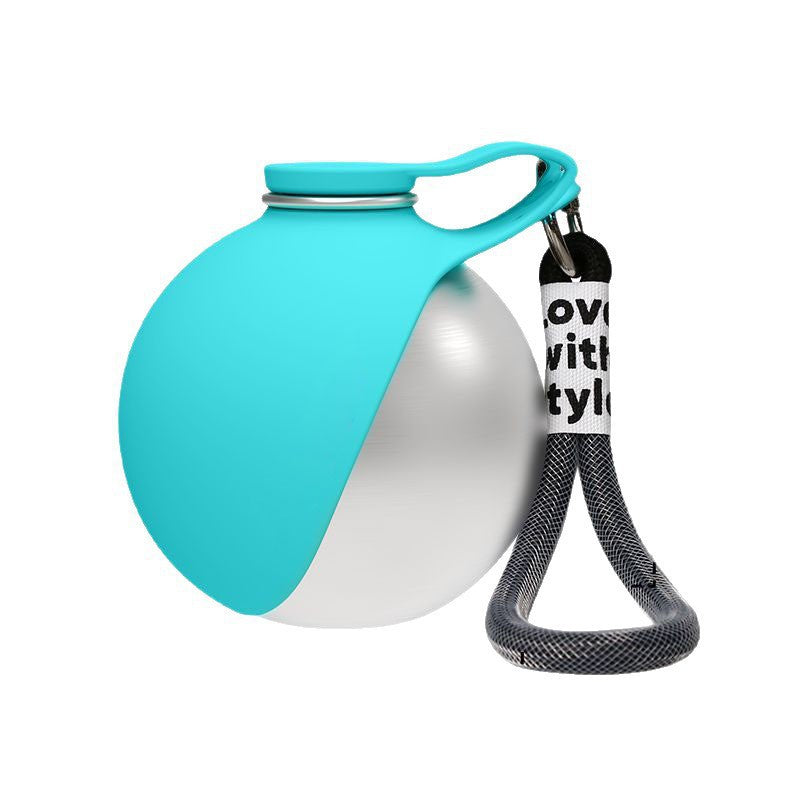 Portable Dog Water Bottle Stainless Steel – Portable Water Bottle for Dogs, Canine Water Bottle & Drink Bottle for Dogs