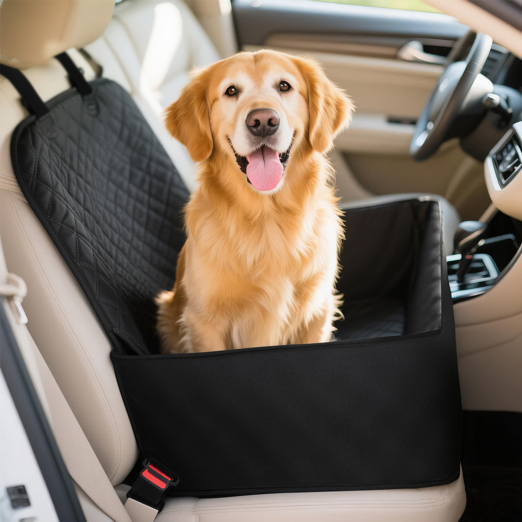 Waterproof Pet Car Seat Cushion for Dogs and Cats – Dog Car Seat, Small Dog Car Seat & Large Dog Car Seat Booster