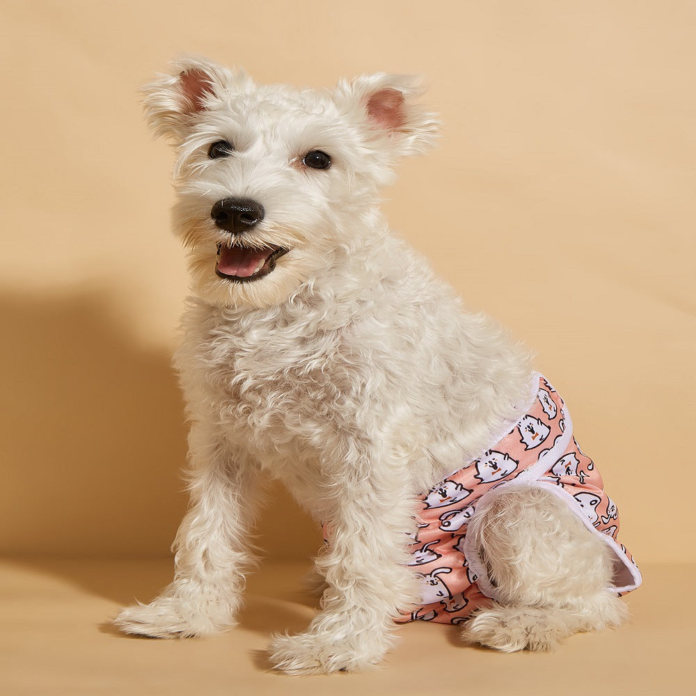 Cartoon Print Dog Menstrual Pants for Female Pets, Cute Doggy Cartoon Design, Cartoon Dog Character Pattern, Dog Characters Cartoon Print, Cartoon Dog Pictures & Image Style Pet Sanitary Pants