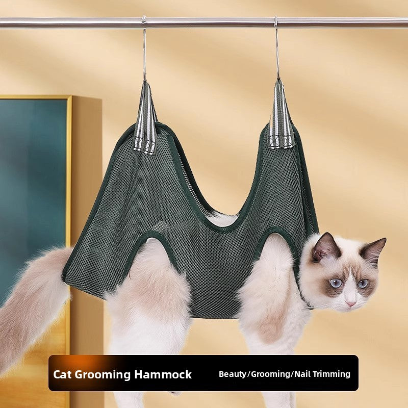 Multifunctional Pet Grooming and Bathing Hammock, Dog Grooming Sling & Dog Grooming Harness, Sling for Dog Grooming, Dog Sling for Grooming, Pet Grooming Hammock, Dog Nail Cutting Sling, Dog Nail Trim Hammock