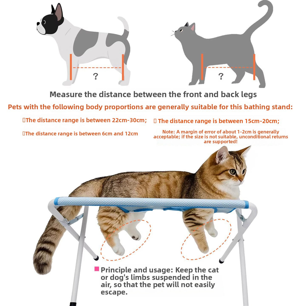 Pet Grooming Hammock for Bathing and Nail Care, Dog Grooming Hammock, Grooming Hammock for Dogs, Grooming Sling for Dogs, Dog Grooming Harness, Dog Nail Cutting Sling, Dog Nail Trimming Hammock