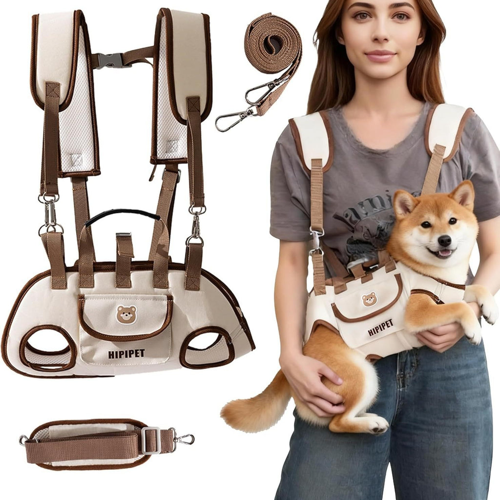 Portable Pet Carrier Backpack – Plastic Dog Bed, Hard Plastic Dog Bed, Plastic Dog Basket & Plastic Dog Bed for Dogs, Portable Plastic Pet Bed Carrier