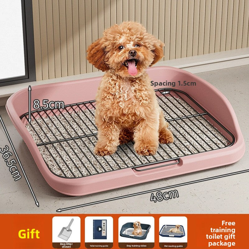 Iron Mesh Dog Toilet with High Fence for Small Medium Dogs, Heavy Duty Dog Crate, Wire Dog Crate, Metal Kennel for Dogs, Large Metal Dog Cage, Wrought Iron Dog Cage, All Metal Dog Crate