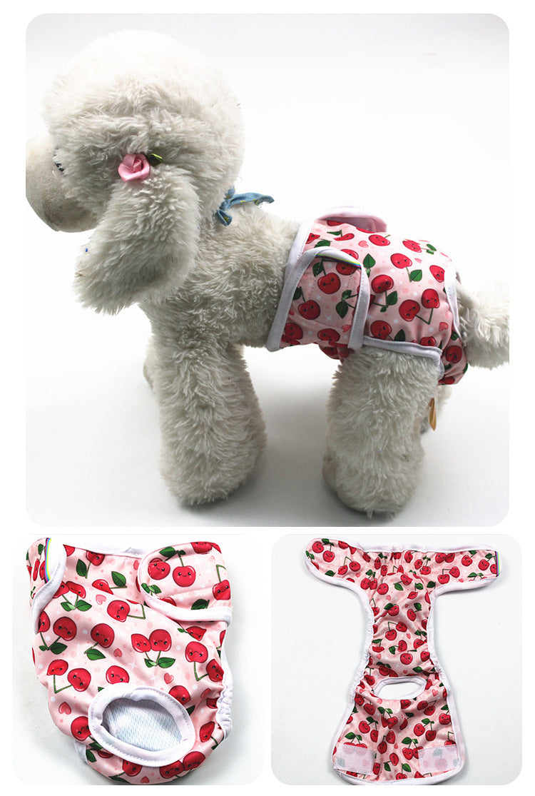 Cartoon Print Dog Menstrual Pants for Female Pets, Cute Doggy Cartoon Design, Cartoon Dog Character Pattern, Dog Characters Cartoon Print, Cartoon Dog Pictures & Image Style Pet Sanitary Pants
