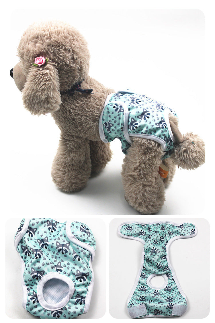 Cartoon Print Dog Menstrual Pants for Female Pets, Cute Doggy Cartoon Design, Cartoon Dog Character Pattern, Dog Characters Cartoon Print, Cartoon Dog Pictures & Image Style Pet Sanitary Pants
