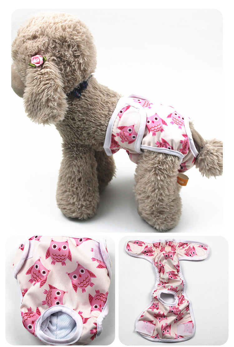 Cartoon Print Dog Menstrual Pants for Female Pets, Cute Doggy Cartoon Design, Cartoon Dog Character Pattern, Dog Characters Cartoon Print, Cartoon Dog Pictures & Image Style Pet Sanitary Pants
