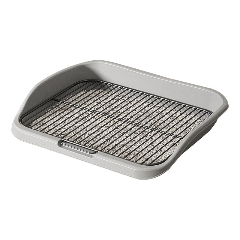 Iron Mesh Dog Toilet with High Fence for Small Medium Dogs, Heavy Duty Dog Crate, Wire Dog Crate, Metal Kennel for Dogs, Large Metal Dog Cage, Wrought Iron Dog Cage, All Metal Dog Crate