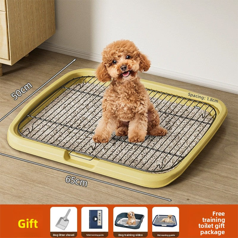 Iron Mesh Dog Toilet with High Fence for Small Medium Dogs, Heavy Duty Dog Crate, Wire Dog Crate, Metal Kennel for Dogs, Large Metal Dog Cage, Wrought Iron Dog Cage, All Metal Dog Crate
