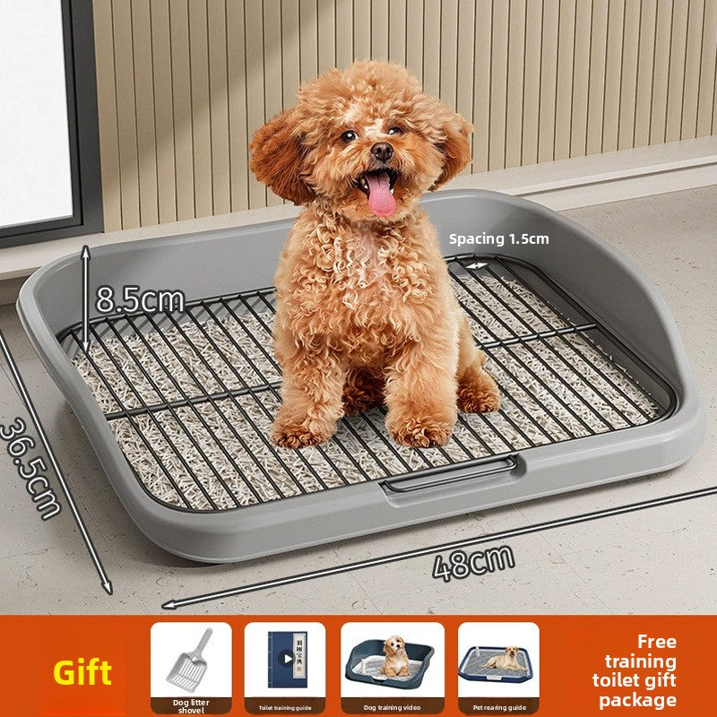 Iron Mesh Dog Toilet with High Fence for Small Medium Dogs, Heavy Duty Dog Crate, Wire Dog Crate, Metal Kennel for Dogs, Large Metal Dog Cage, Wrought Iron Dog Cage, All Metal Dog Crate