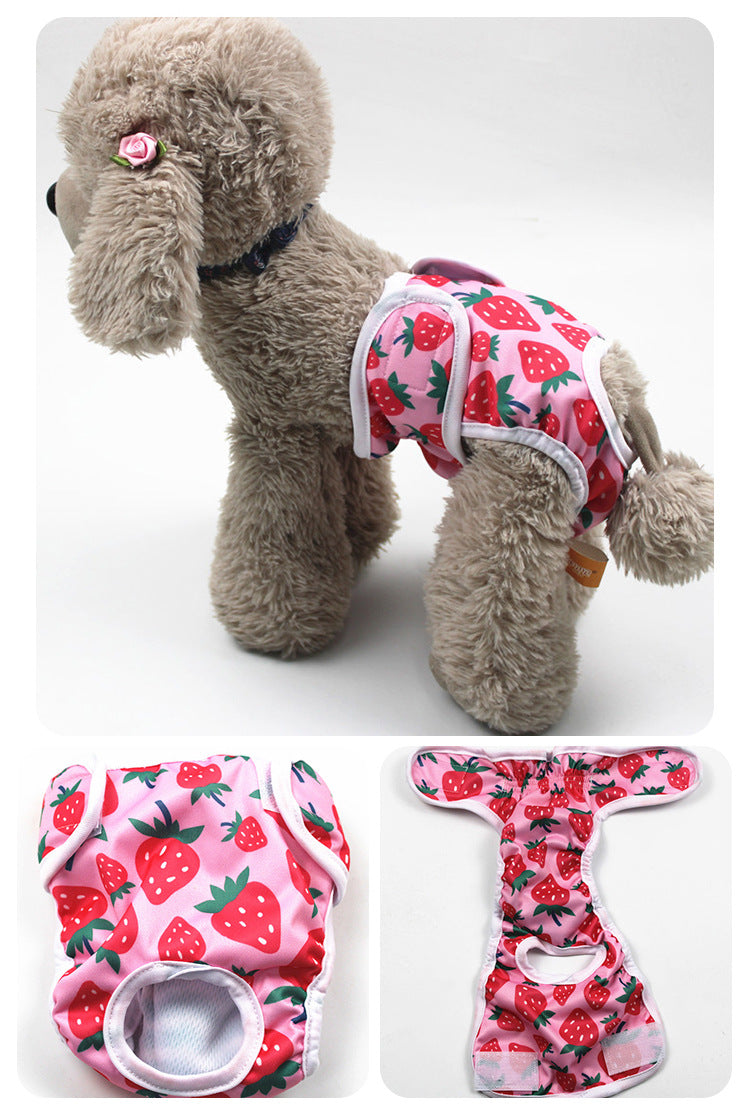 Cartoon Print Dog Menstrual Pants for Female Pets, Cute Doggy Cartoon Design, Cartoon Dog Character Pattern, Dog Characters Cartoon Print, Cartoon Dog Pictures & Image Style Pet Sanitary Pants